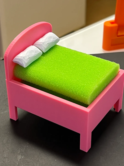 plato esponja soporte cama almohadas alemán estilo esponjas remezclado by grabado piedra casa decoración cocina 3d print model - Mito3D