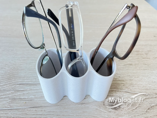 glasses holder porte-lunettes by sgenos tools organizers glassesholder 3d print model - Mito3D