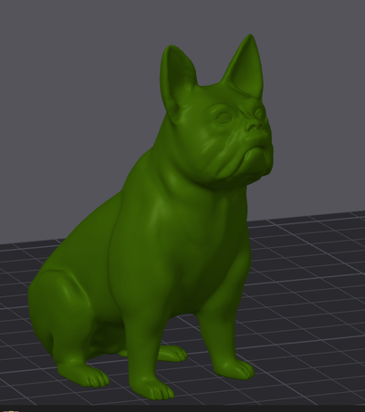 bouledogue fr by herotabmid14101992 miniatures animaux chien 3d print model - Mito3D