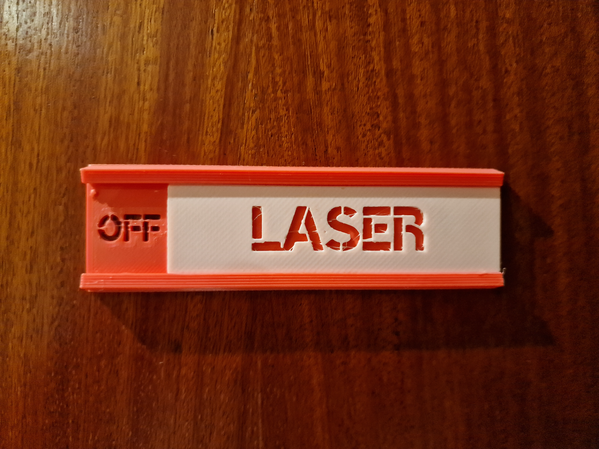 cartel laser on by quiquecrimson arte sinais logotipos 3D print model - Mito3D