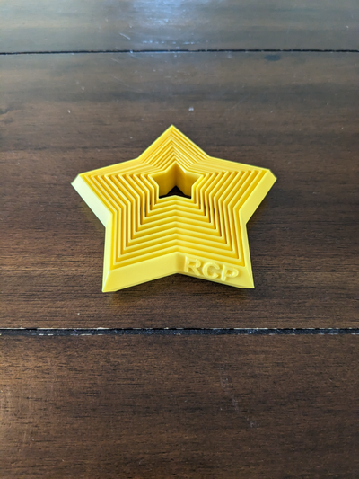 agitarsi stella by roberts personalizzato parti giocattoli giochi giocattolo natale regalo rcp albero fiore calza 5 punto 3d print model - Mito3D