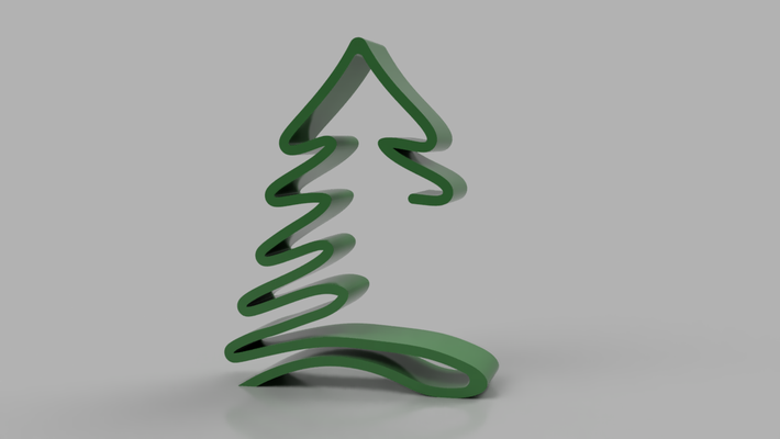 modern christmas tree by hg design household festivities decoration xmas 3d print model - Mito3D