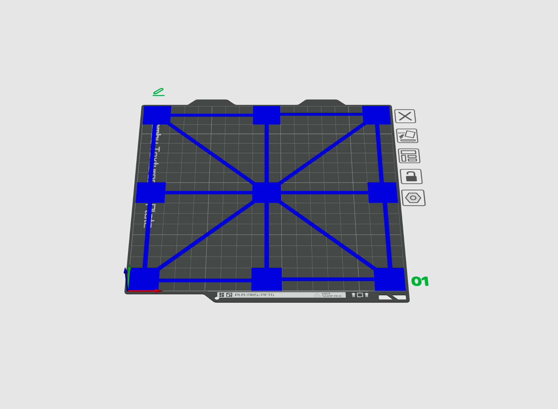 bambu a1 mini strato by modelli 3d stampante test adesione stampa iniziale z asse compensare letto cali calibrazione piastra costruzione gonna orlo deformazione sollevamento curling distanza calib modello riscaldamento ugello temp temperatura termometro estrusione zaxis pla abs petg raffreddamento fan affettatrice adesivo tpu pei contorno vota perfetto ottimale livellamento foglio altezza 3D print model - Mito3D