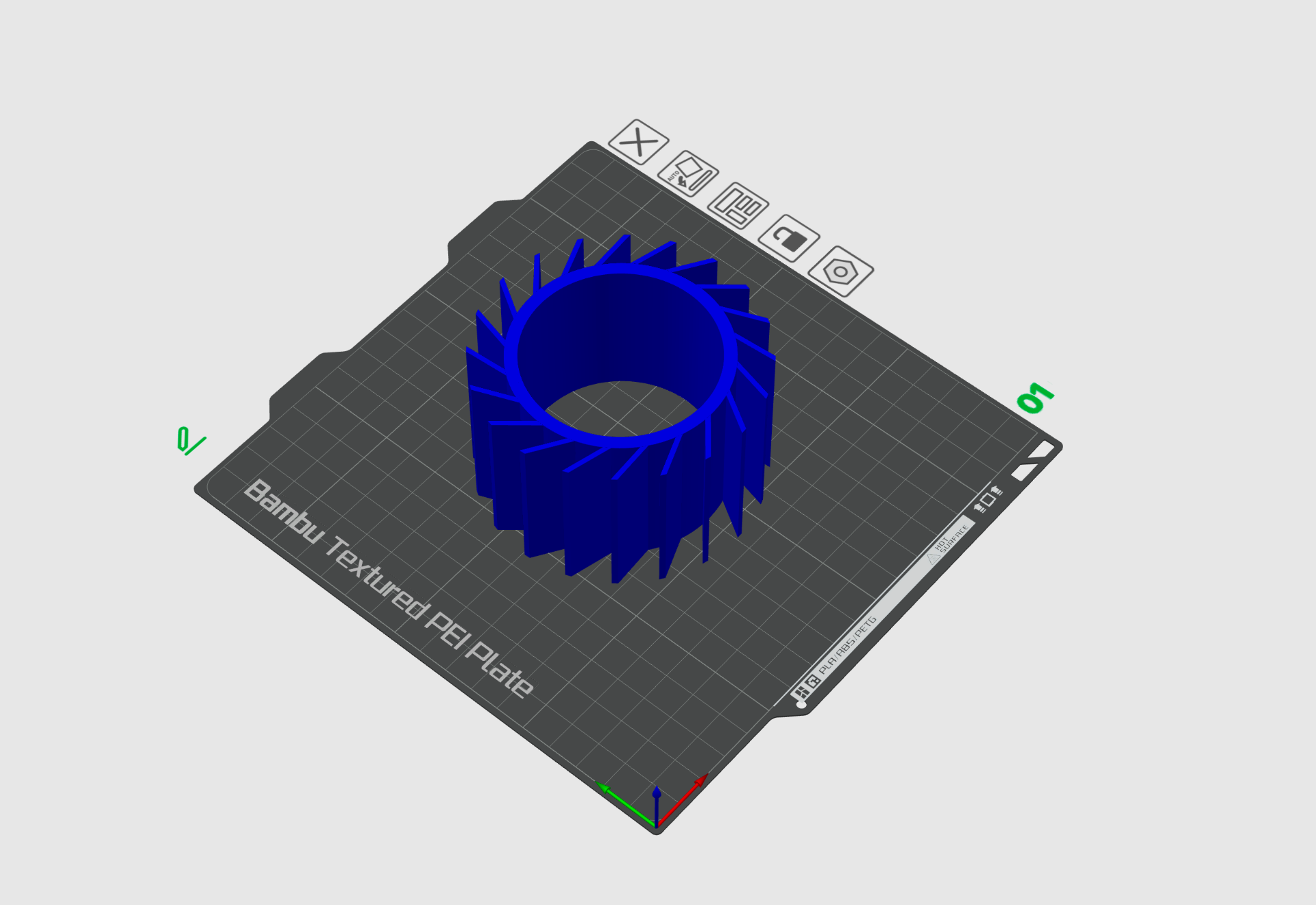 ams light bobina adattatore by modelli 3d stampante accessori spooladapter 90mm 80mm grande piccolo mini a1 filamento 3D print model - Mito3D