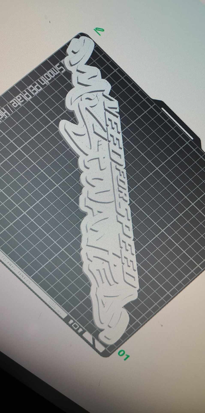 geschwindigkeit mw logo by swc schaffung kunst 2d spiel needforspeed 3d print model - Mito3D