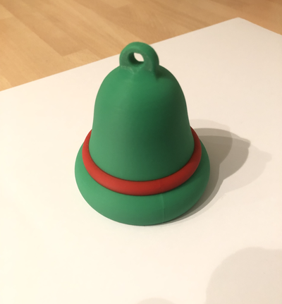 simple fusion 360 hollow bell by kevr102 art models xmas 3d printed 3d print model - Mito3D