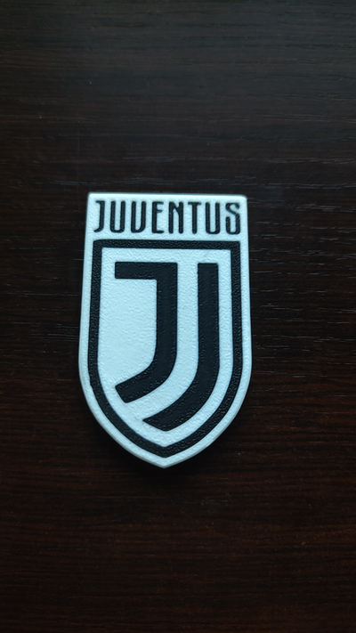 aimant scudetto fc juventus badge by smith82 ita jouets jeux juve 3d print model - Mito3D