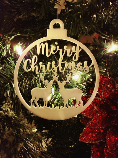 alegre natal veado enfeite by deepsouth3dprints casa decoração coleção árvore 3d print model - Mito3D