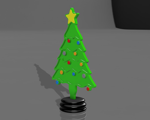christmas tree 2 version by magic studio 3d household festivities natal 2023 kid gift 3d print model - Mito3D