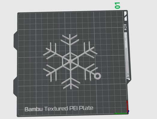 fiocco neve ornamento by kiewskis domestico festività natale regalo decorazioni 3d print model - Mito3D