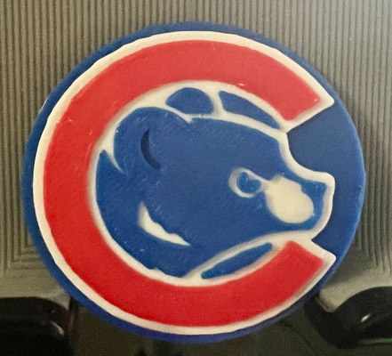 cubs logo by junglewater household decor 3d print model - Mito3D
