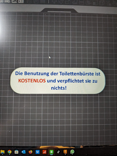 toiletten schild by martl72 kunst zeichen logos maler 3d print model - Mito3D