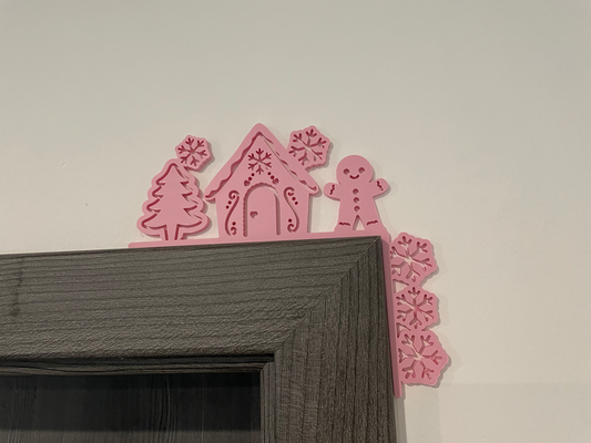 navidad puerta podar pan jengibre by krookr casa decoración ornamento decorativo 3d print model - Mito3D