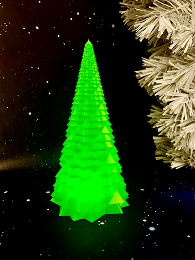 espiral natal árvore by 3dimension costumes casa decoração feriado decorações 3d print model - Mito3D