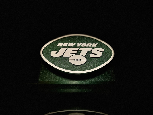 nfl york jets schwebend logo zeichen by abonnieren kunst logos ny fußball multi farbe 3d print model - Mito3D