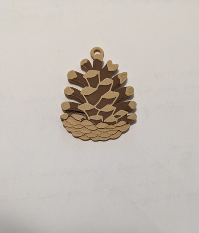 pine cone ornament christmas tree by team guapos household festivities tannenzapfen 3d print model - Mito3D