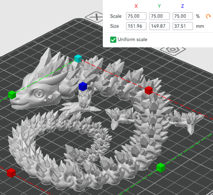 crystal dragon1 by razzifelmi3d art models 3d print model - Mito3D