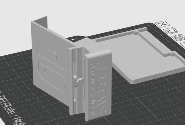 compact nintendo switch dock remixed by technikfussel hobby & diy electronics nintendoswitch dockingstation nintendoswitchdockingstation 3d print model - Mito3D