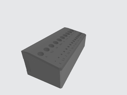 murflex autocollant bohrer 1 13mm by oncle sam outils organisateurs 3d print model - Mito3D