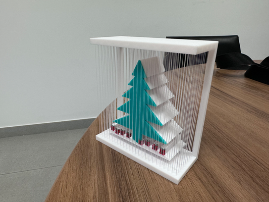 christmas tree on air by acevalsl household festivities gift navidad 3d print model - Mito3D
