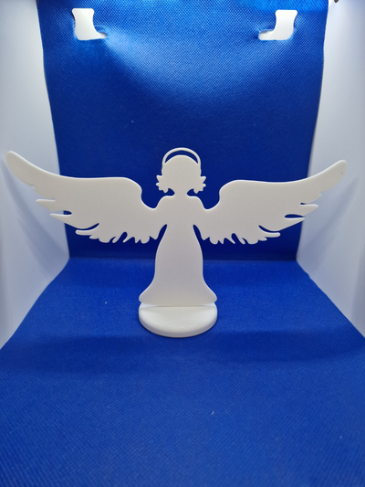 engel flügel by terro kunst modelle engelsflügel stehen skulptur silhouette weihnachten 3d print model - Mito3D