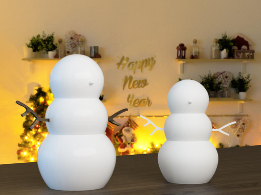 basit kardan adam by xsynaticc ev halkı şenlikler i̇skandinav noel weihnachten model bambu bambulab kol şube fiş 3d print model - Mito3D