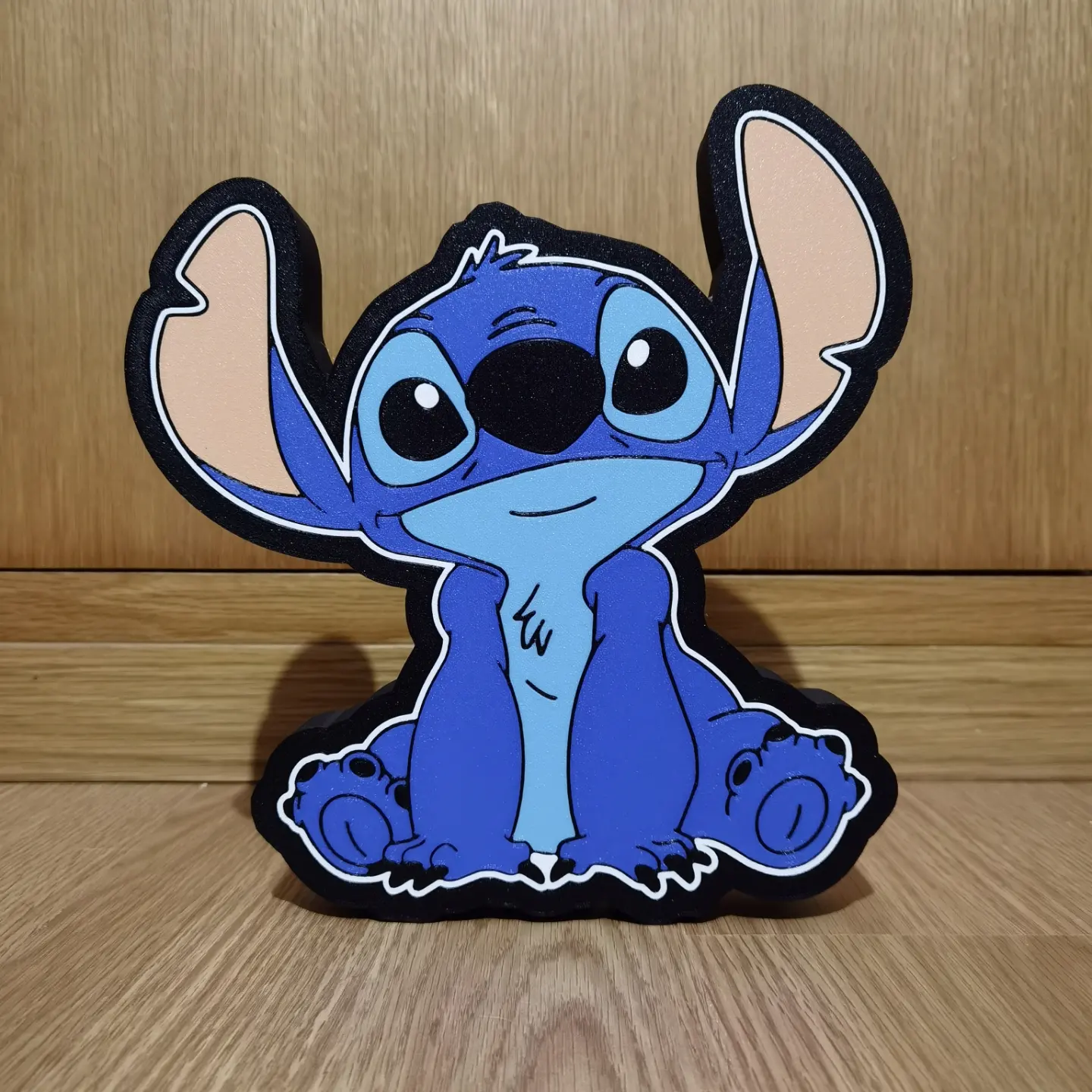 puntada led lámpara by articulo arte modelos disney lilo stitch caja ligera 3D print model - Mito3D