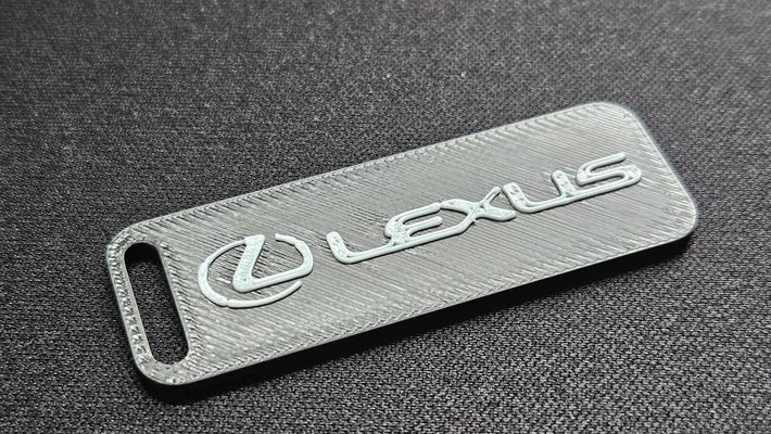 lexus llavero ams listo by elperrobasado moda modelos etiqueta llave coche vehiculo 3d print model - Mito3D