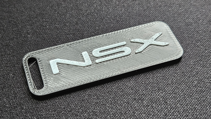 honda acura nsx keychain - ams ready by thebaseddoge fashion models car keytag 3d print model - Mito3D