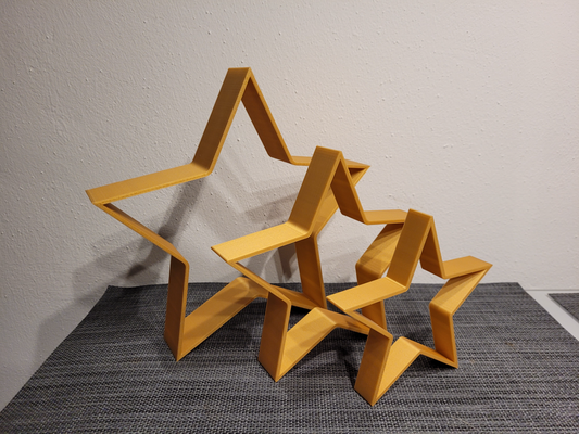 deko stern by peineltrobert casa decoração popa estrela natal chorou deko estrela 3d print model - Mito3D