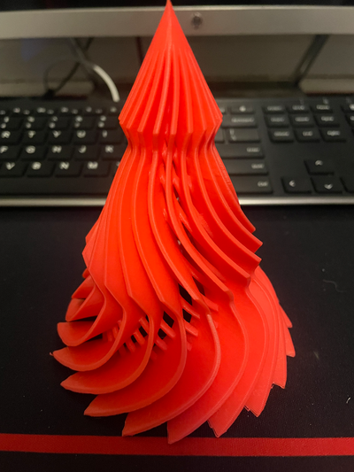 weihnachten baum by abonnieren haushalt feierlichkeiten festlich urlaub 2023 spaß geschenk dekoration modell design wettbewerb einfach jubeln winter dekor 3d print model - Mito3D