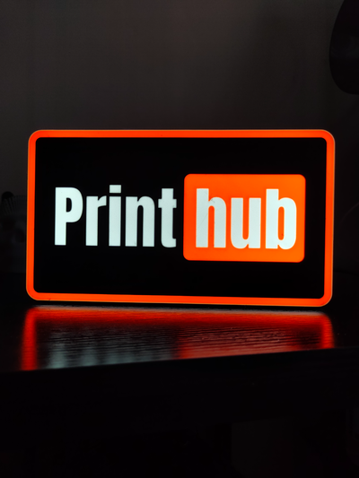 print hub light box by nottooshabbycreations hobby & diy electronics 3d print model - Mito3D