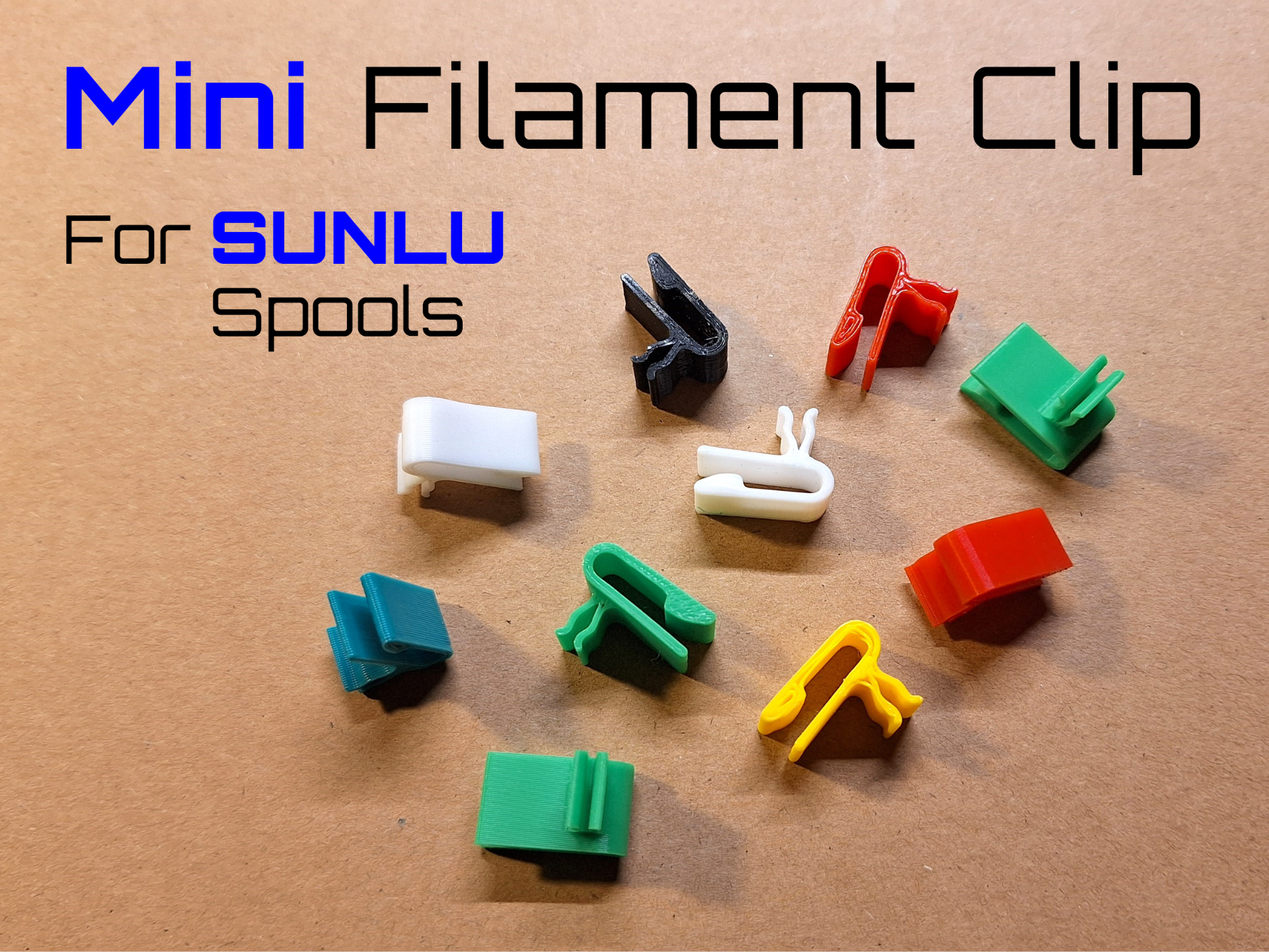 sunlu carrete mini filamento acortar by officina23 3d impresora accesorios 3D print model - Mito3D