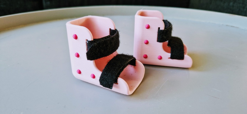 boneca pés braçadeira by peter 3dmonkeynl ferramentas médico suporte 3d print model - Mito3D