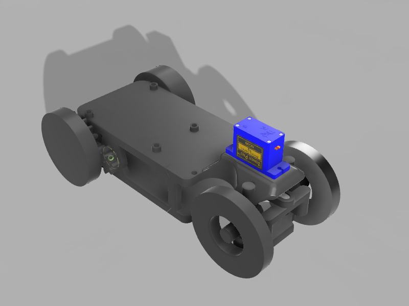 wip micro rc coche vehiculo 3v motor sg90 by nerdyone pasatiempo bricolaje diy robótica arduino fpv frio proyecto florero 3D print model - Mito3D