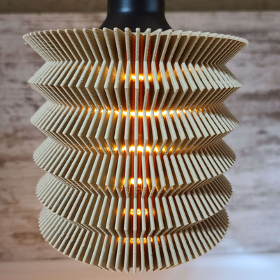 fantastik gölge disk yüksek poli lamba by yapımcılar ezmek ev halkı dekor abajur lambalar abajurlar aksesuarlar dekoru dekorasyonu dekorasyon görüntüle 3d print model - Mito3D