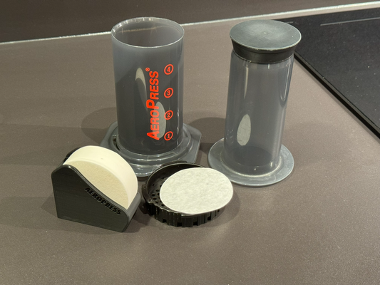 ayakta aeropres filtre kulp destek by fredrik88 ev halkı modeller ruh esnek demiryolu kahve mutfak 3d print model - Mito3D