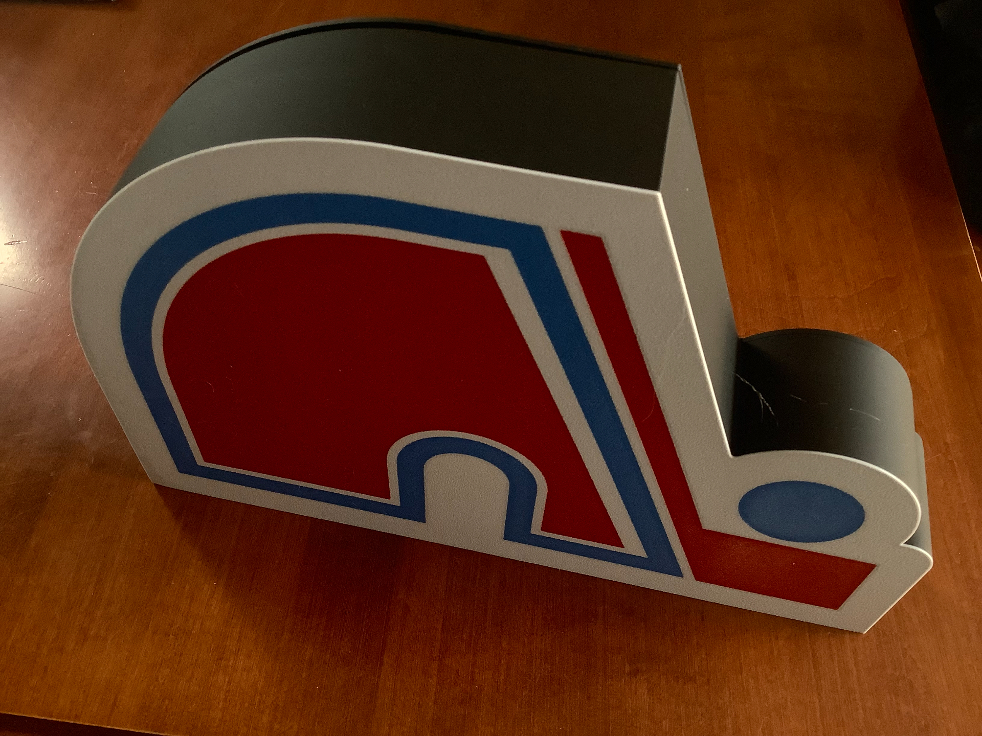 québec nordiques boite lumière by bernard huard art panneaux logos hockey 3D print model - Mito3D