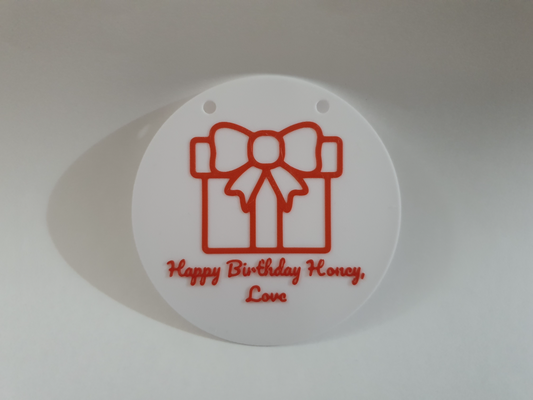 happy birthday honey sign makemysign by valdilab art signs & logos makerworld love 3d print model - Mito3D