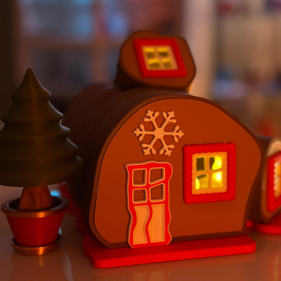 christmas bread house by sk07 skipper07 household decor box container chocolate 2023 art 3d print model - Mito3D