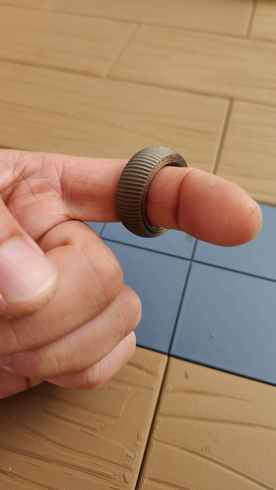 gerändelt zappeln ring 10 25mm durchmesser by linyongzheng spielzeuge spiele schmuck wettbewerb geschenk stockingstuffer rotierend 3d print model - Mito3D