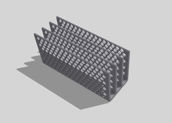 hexadécimal bureau organisateur by terrain jeu outils organisateurs 3d print model - Mito3D