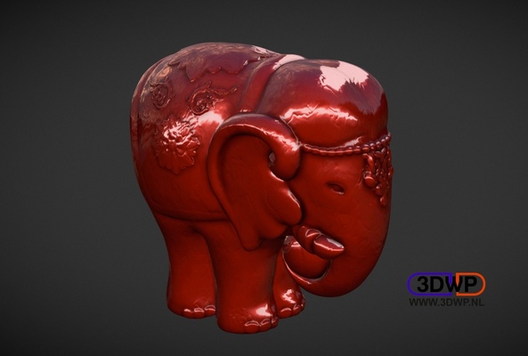 elefante escultura by 3dwp nl arte esculturas animal sculptris estátua 3d print model - Mito3D