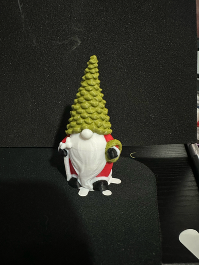 vacances gnome by matdanck121 ménage décor noël décoration hiver père couronne 3d print model - Mito3D