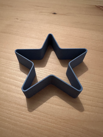 star cookie mold stern pl tzchenform by lukaskirner household house models cutter 3d print model - Mito3D
