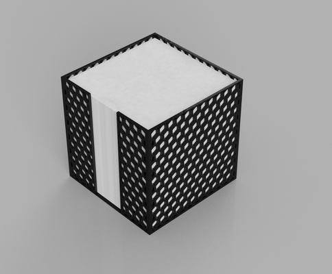 90x90 bloco anotações pegajoso notas cubo hexágono by markus710 casa escritório nota organização 3d print model - Mito3D
