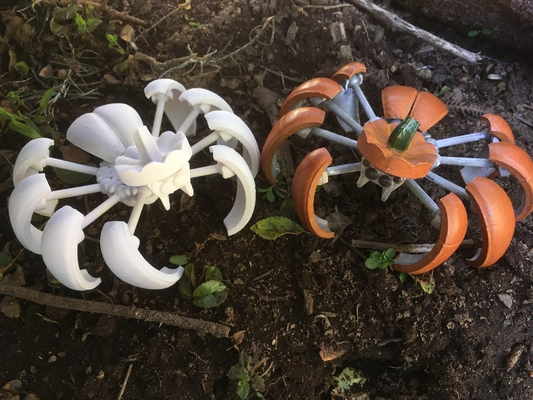 transforming pumpkin spider by checkers wolf household festivities transformer 3d print model - Mito3D