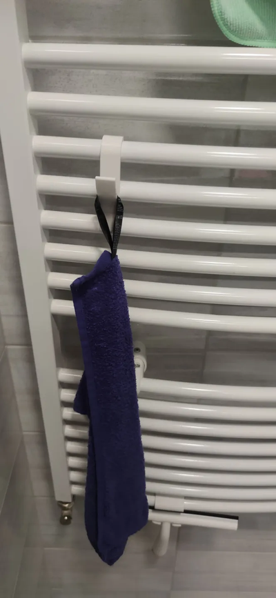 baño radiador toalla percha by hrvl3d casa modelos accesorio 3d print model - Mito3D