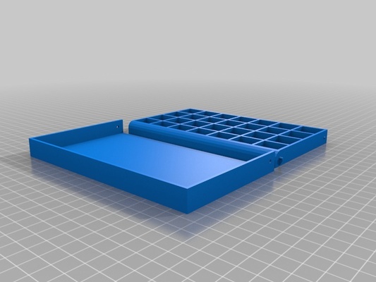 4 weeks pill box organizer by julienbulliard household house models thingiverse customized 3d print model - Mito3D