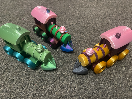 treno giocattolo by brawntfxx giocattoli giochi veicolo multi colore motore 3d print model - Mito3D